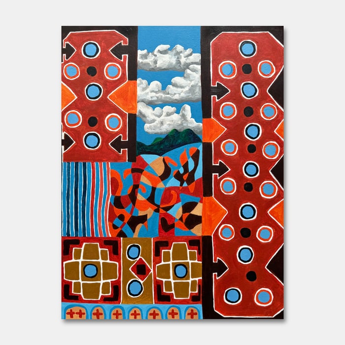 acrylic on canvas painting by artist Mark McKinney 