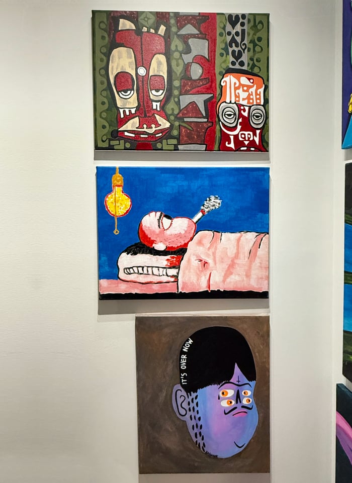 paintings made in homage to favorite artists
