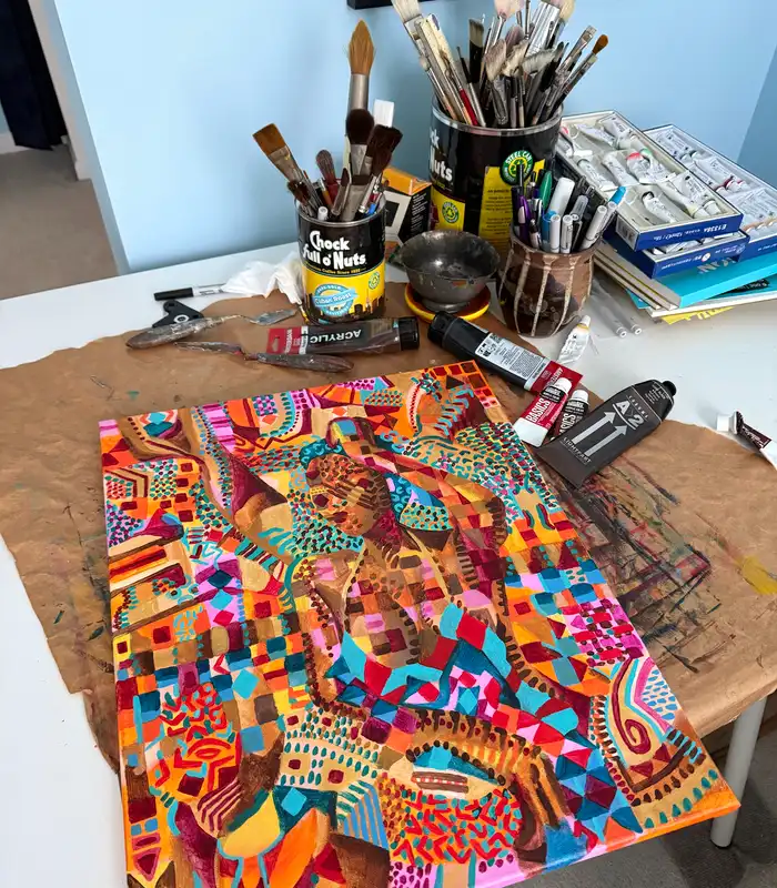 recent paintings at McKinney Arts