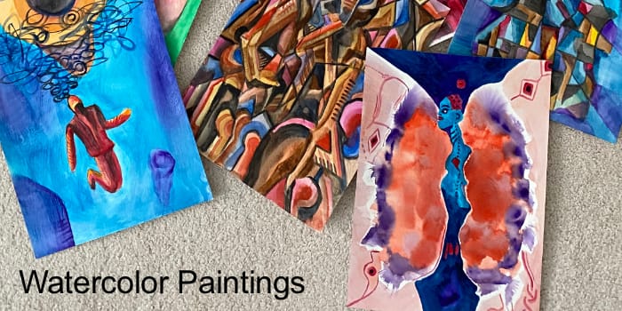 watercolor paintings by Mark McKinney
