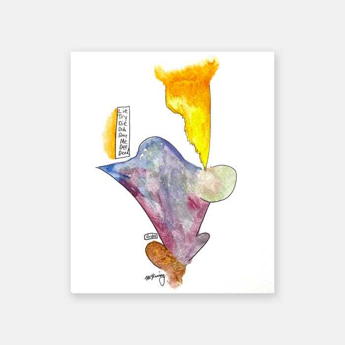 watercolor painting by Mark McKinney