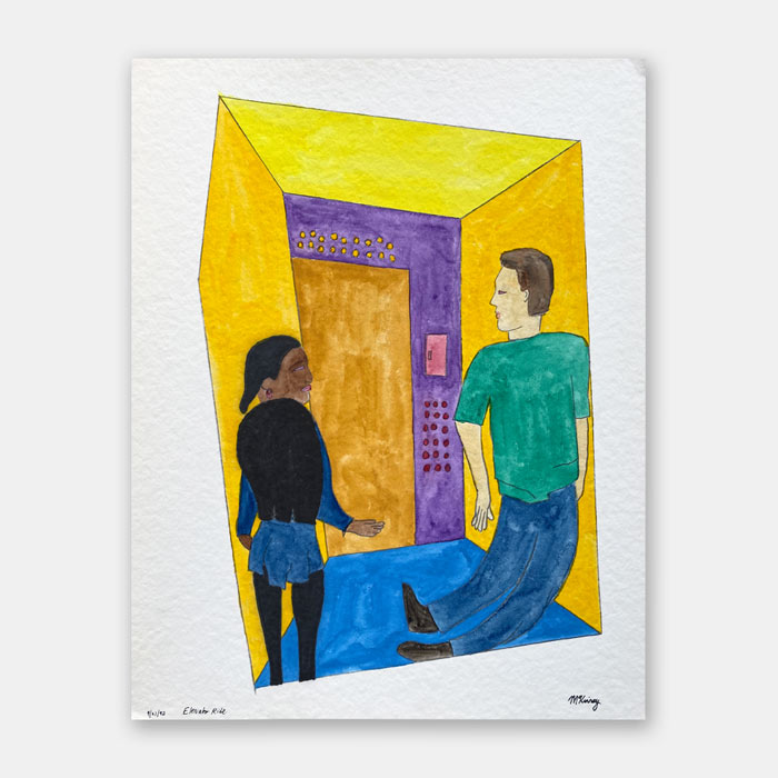 watercolor painting by artist Mark McKinney