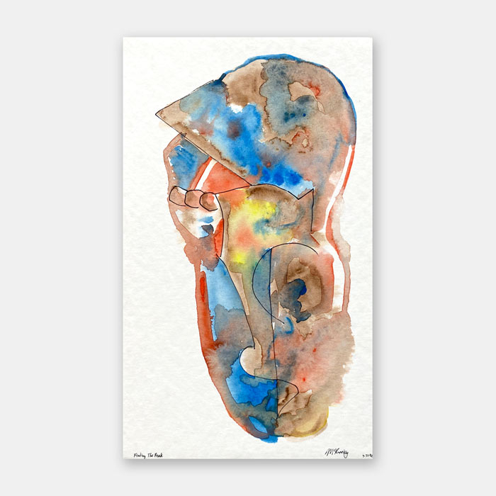 watercolor painting by Mark McKinney