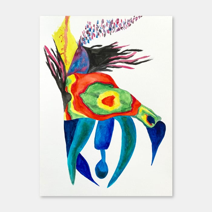 watercolor painting by artist Mark McKinney
