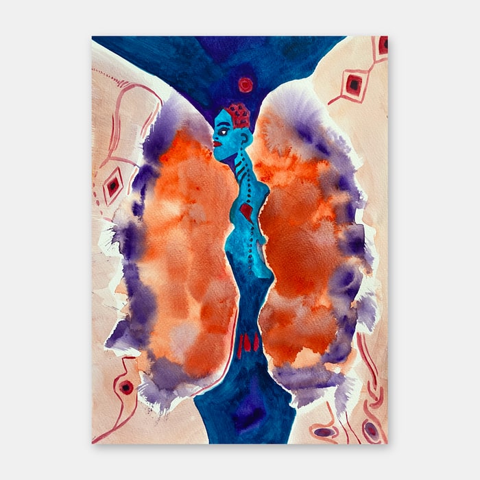 watercolor painting by artist Mark McKinney