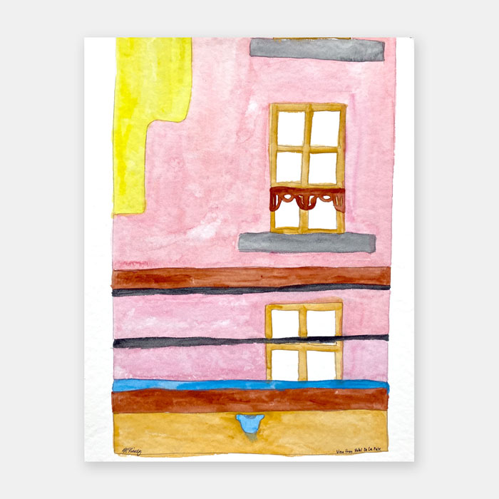 watercolor painting by Mark McKinney