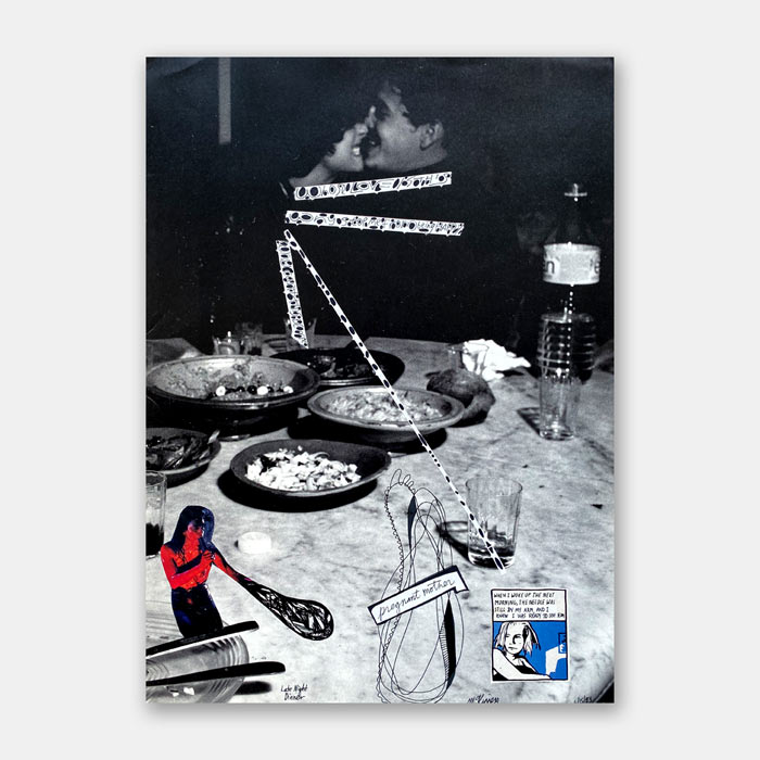 original mixed media art by artist Mark McKinney