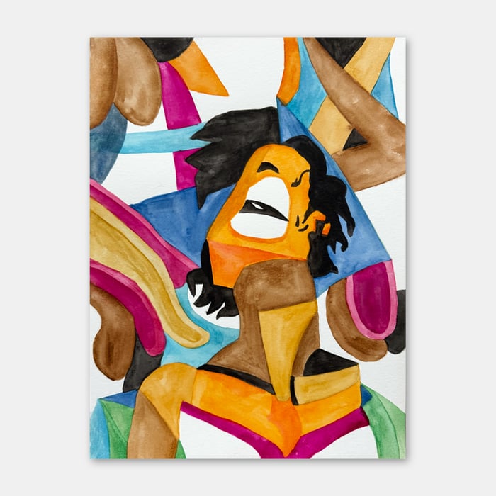 original watercolor painting by artist Mark McKinney