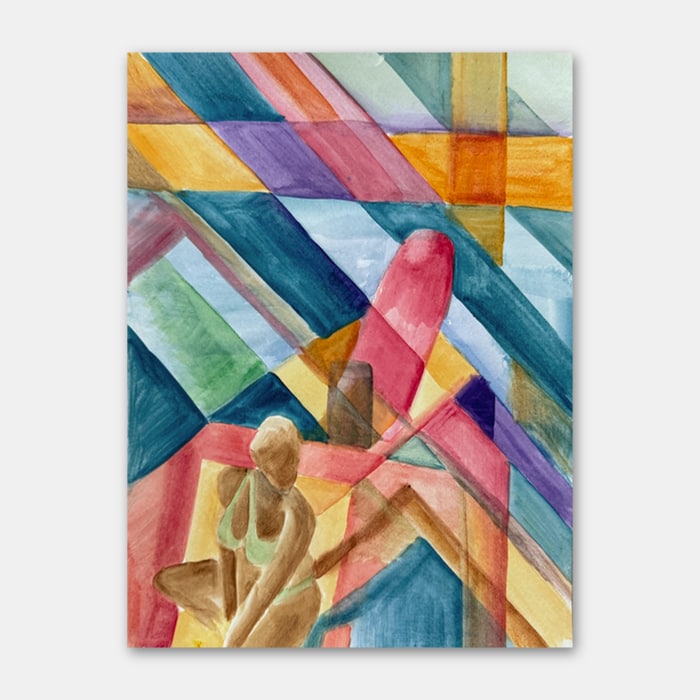 original watercolor painting by artist Mark McKinney
