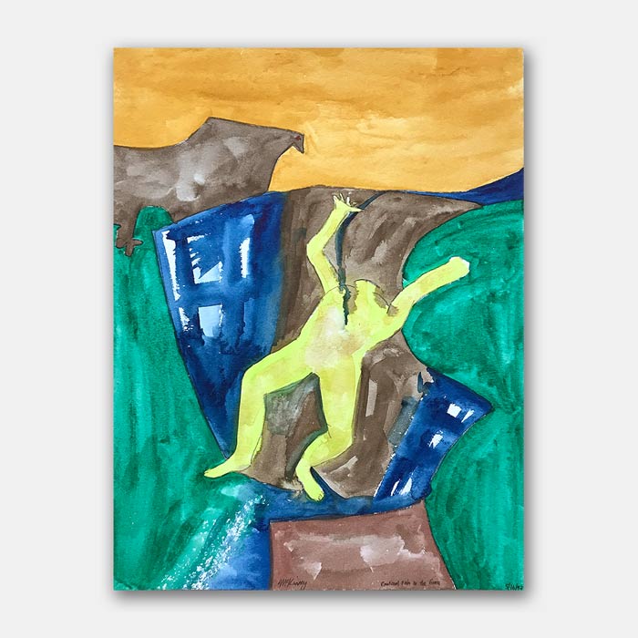 watercolor painting by artist Mark McKinney