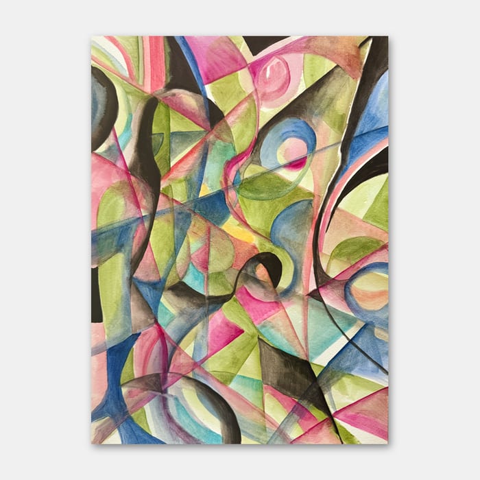 original watercolor painting by artist Mark McKinney