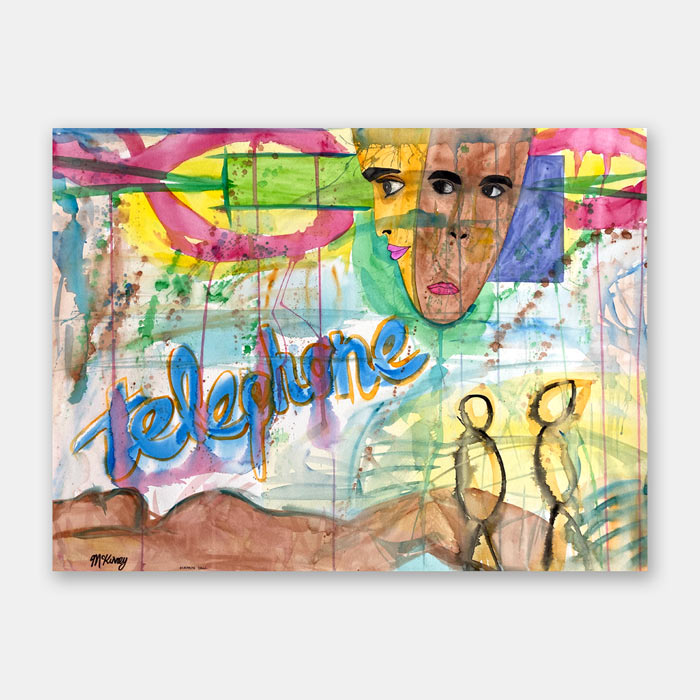 watercolor painting by Mark McKinney