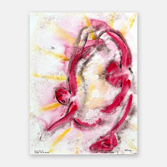 original watercolor painting by artist Mark McKinney