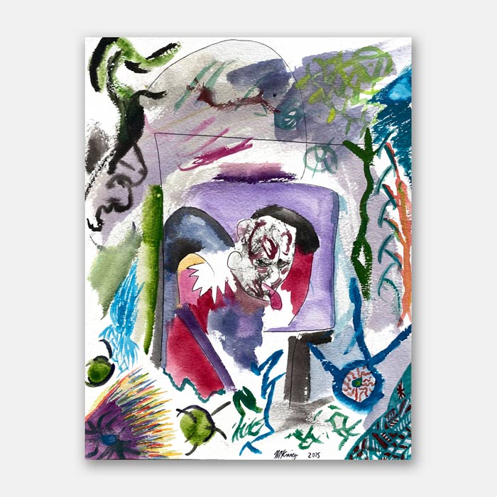 watercolor painting by artist Mark McKinney